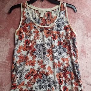 Loft floral tank